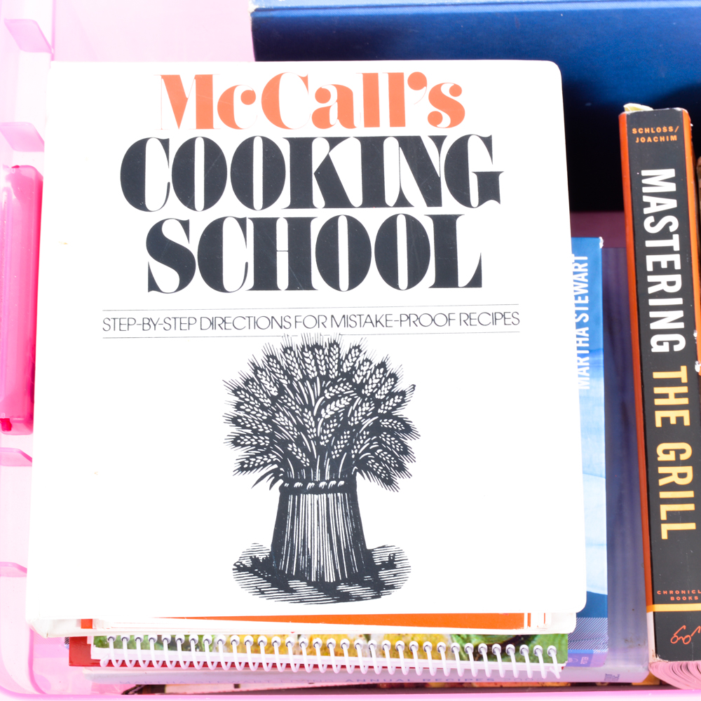 Large Assortment of Vintage and Modern Cookbooks
