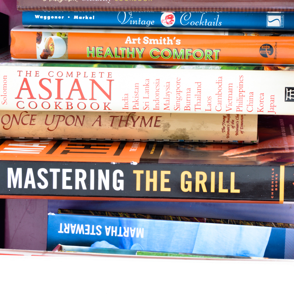 Large Assortment of Vintage and Modern Cookbooks