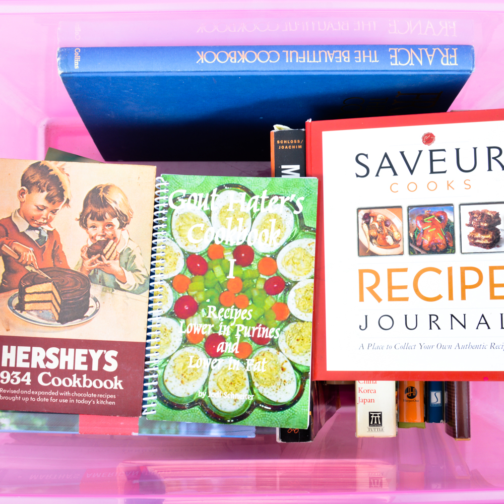 Large Assortment of Vintage and Modern Cookbooks