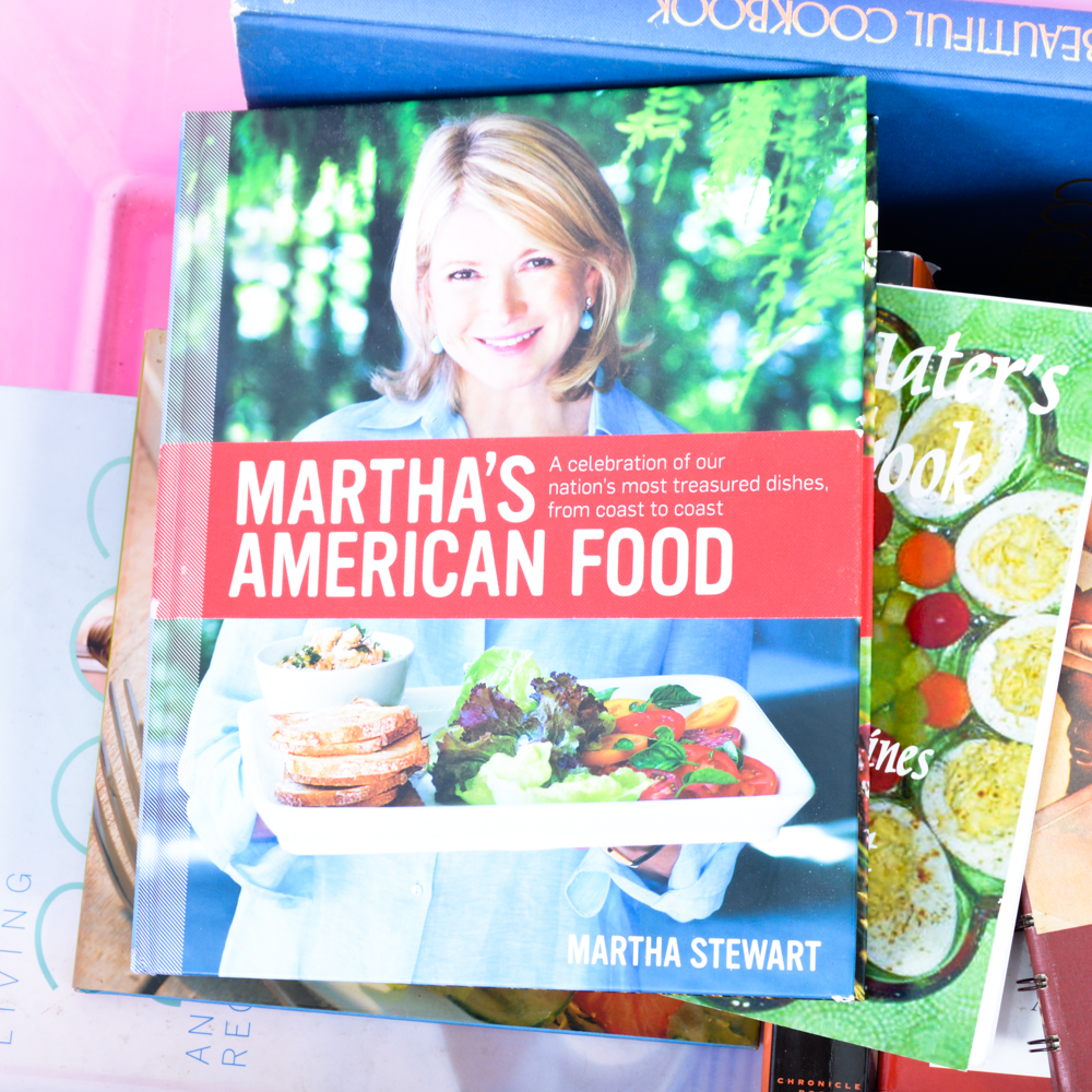 Large Assortment of Vintage and Modern Cookbooks