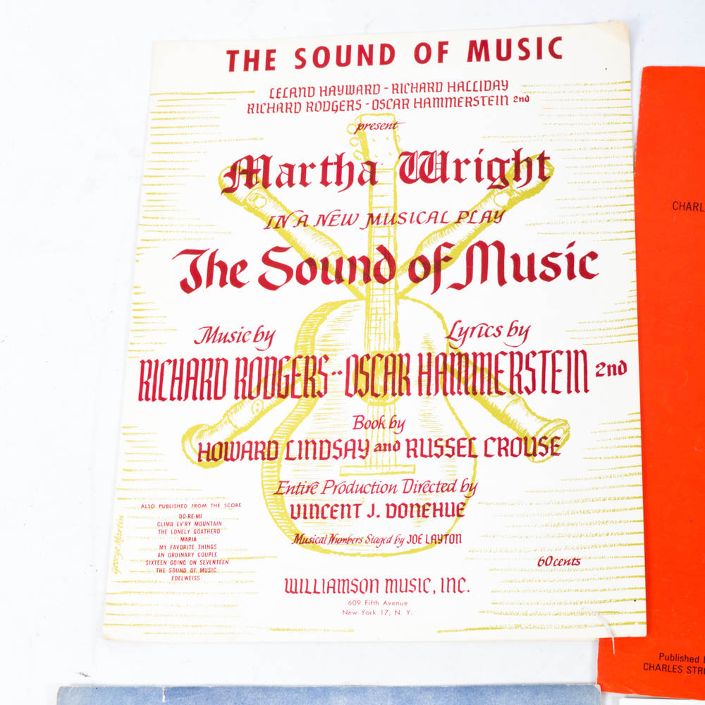 Assorted Vintage and Modern Sheet Music and Books