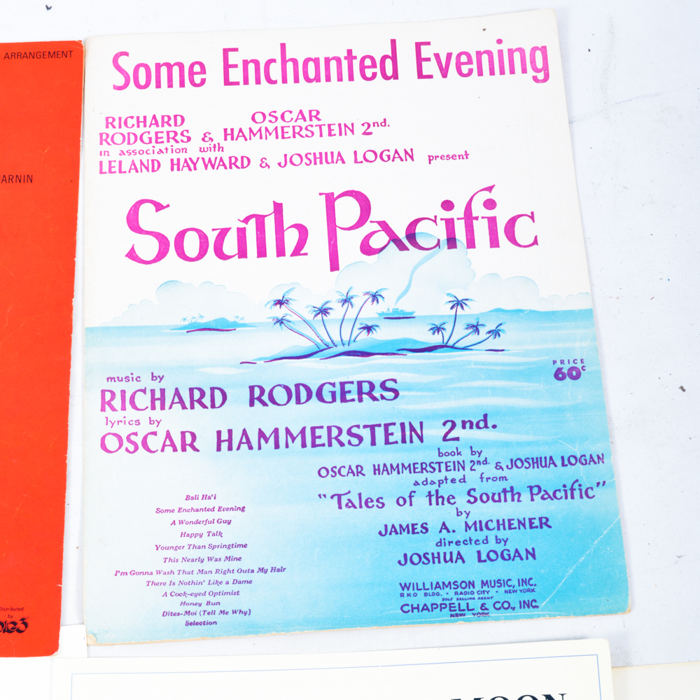 Assorted Vintage and Modern Sheet Music and Books