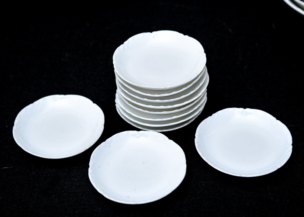 Haviland & Co. Limoges "Ranson" White China Set