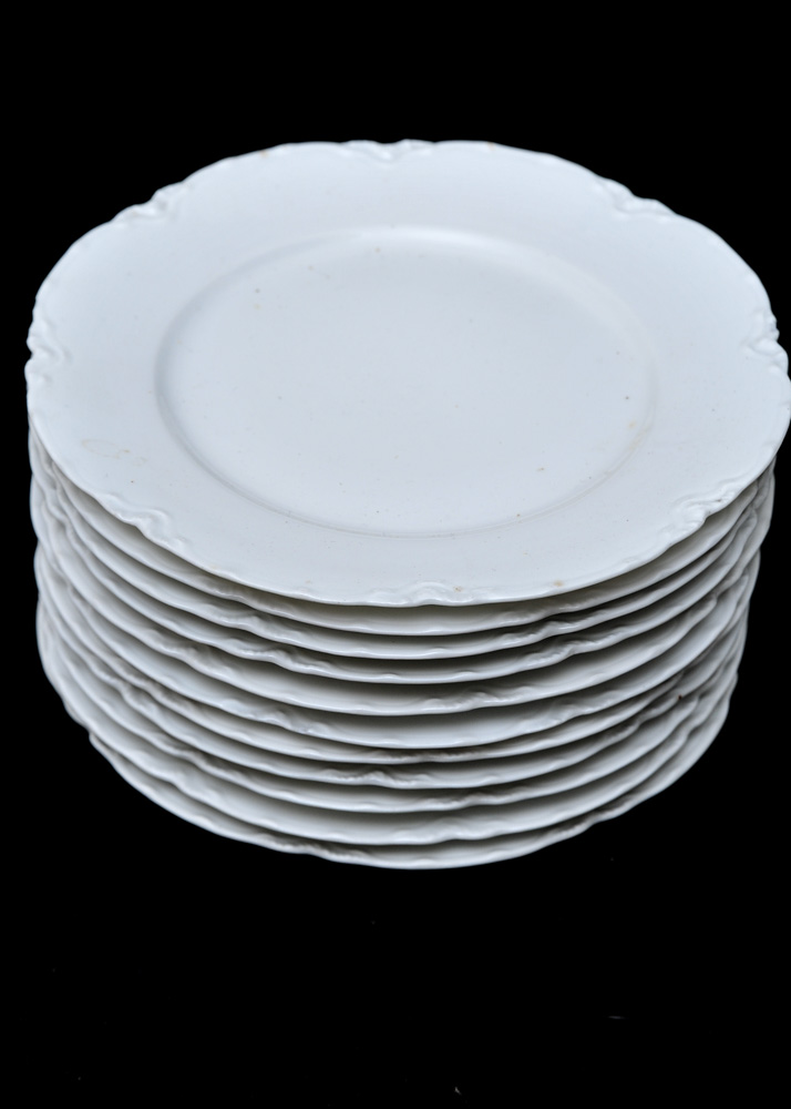 Haviland & Co. Limoges "Ranson" White China Set