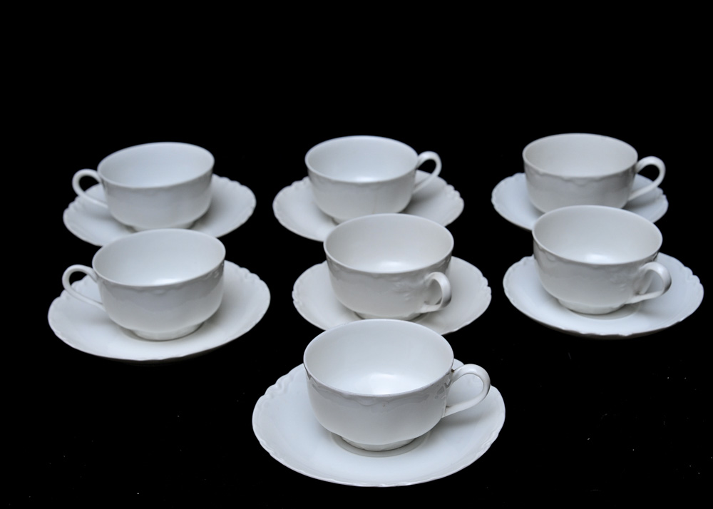 Haviland & Co. Limoges "Ranson" White China Set