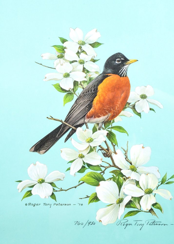 Pair of Signed and Numbered Roger Tory Peterson Prints