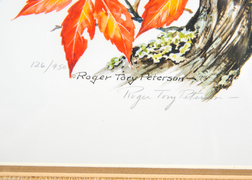 Pair of Signed and Numbered Roger Tory Peterson Prints