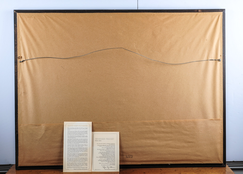 Signed and Numbered Roger Tory Peterson Print "Ring Necked Pheasant"