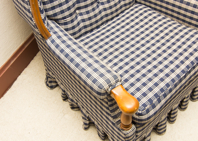 Vintage Wingback Armchair