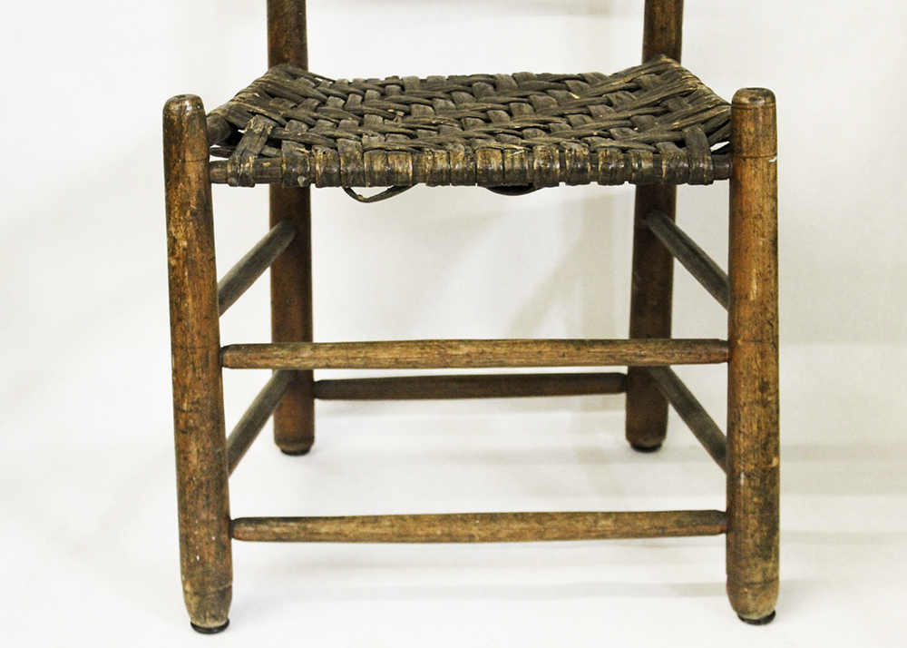 19th Century Maple Arched Slat Back Shaker Chair