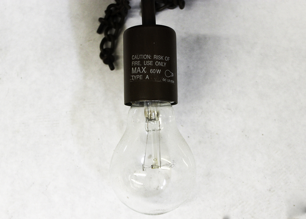 Mission Style Lead Glass Celling Mount Light Fixture