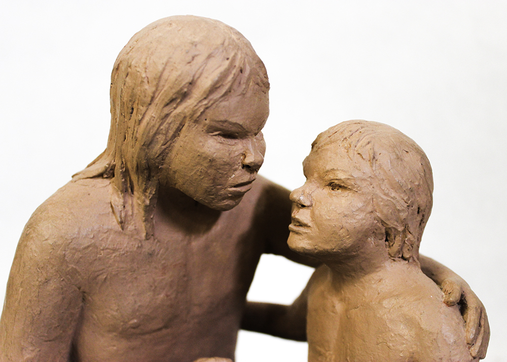 Original Terra Cotta Sculpture by Lois Keener