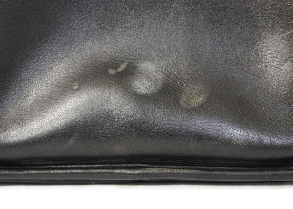 Vintage Black Leather Coach Crossbody Purse