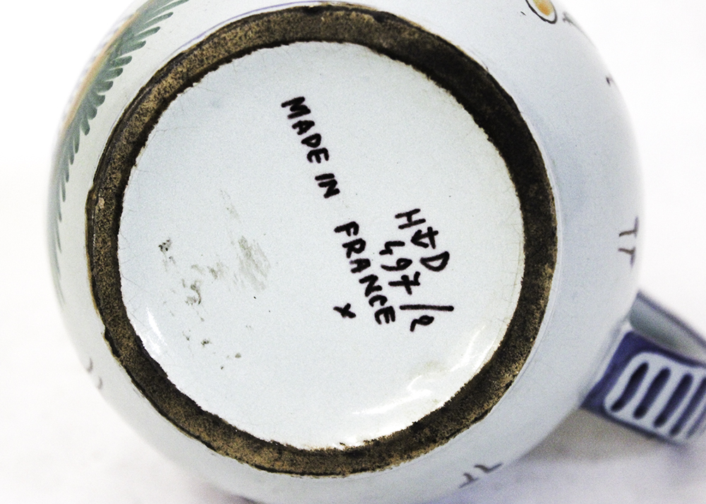 Pair of Artisan Made Pottery Pitchers Includes Redwing