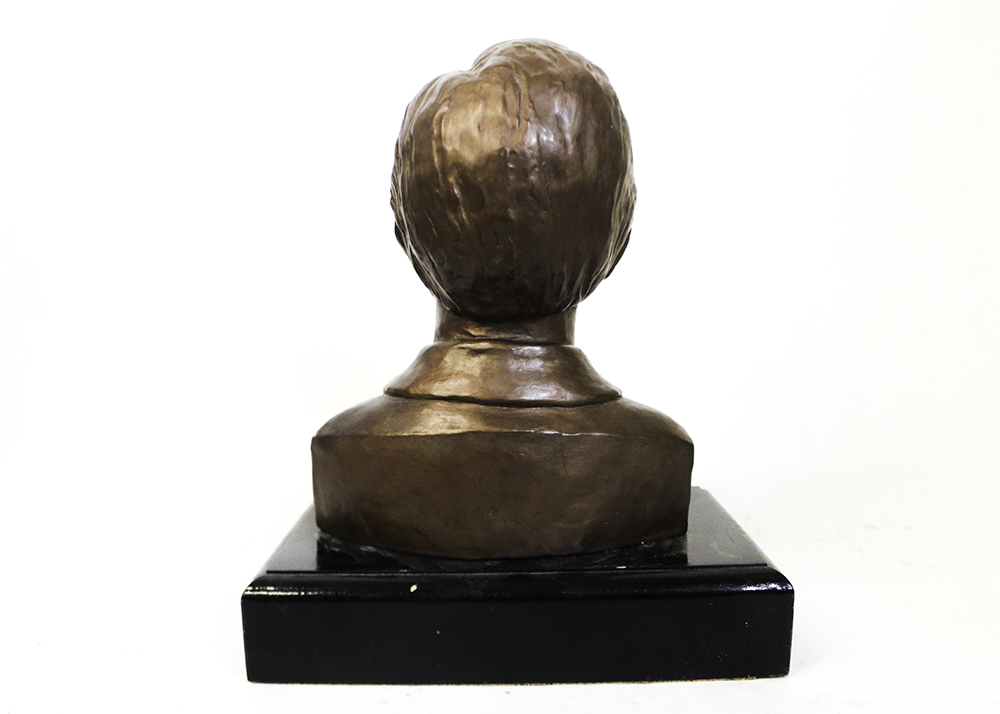 Bertrand Russell Sculptural Bust by Artist Lois Keener