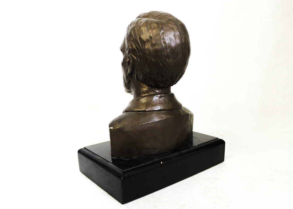 Bertrand Russell Sculptural Bust by Artist Lois Keener