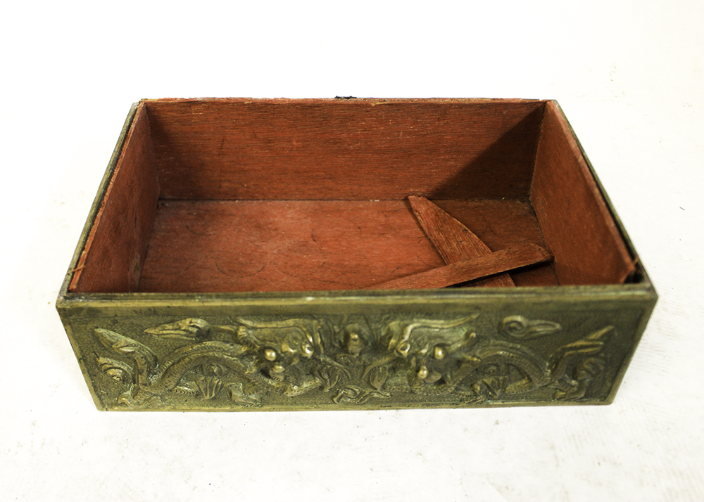Early 20th Century Chinese Brass Humidor