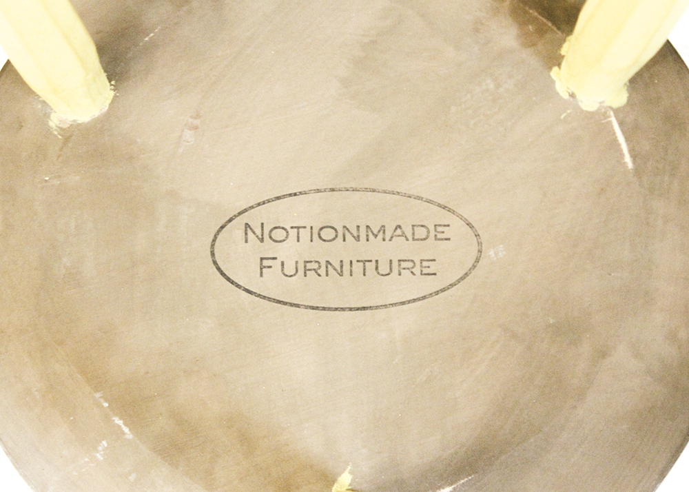 Pair of Handcrafted Welsh Inspired Wooden Stools by Notionmade