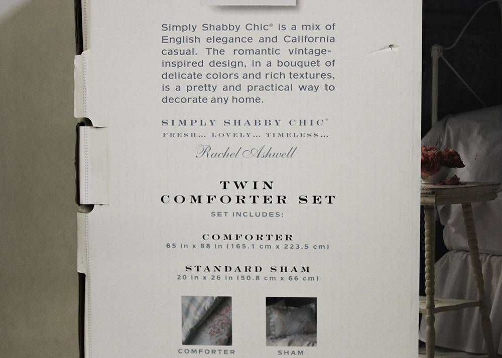 Rachel Ashwell "Simply Shabby Chic" Twin Comforter Set