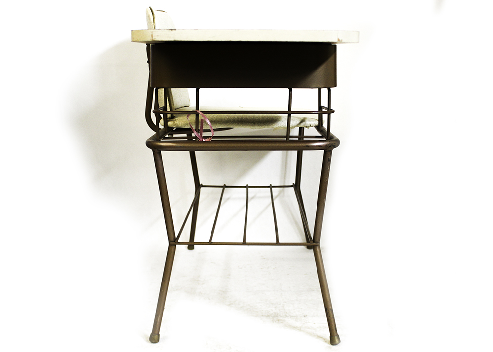 Mid Century Modern Gossip Bench