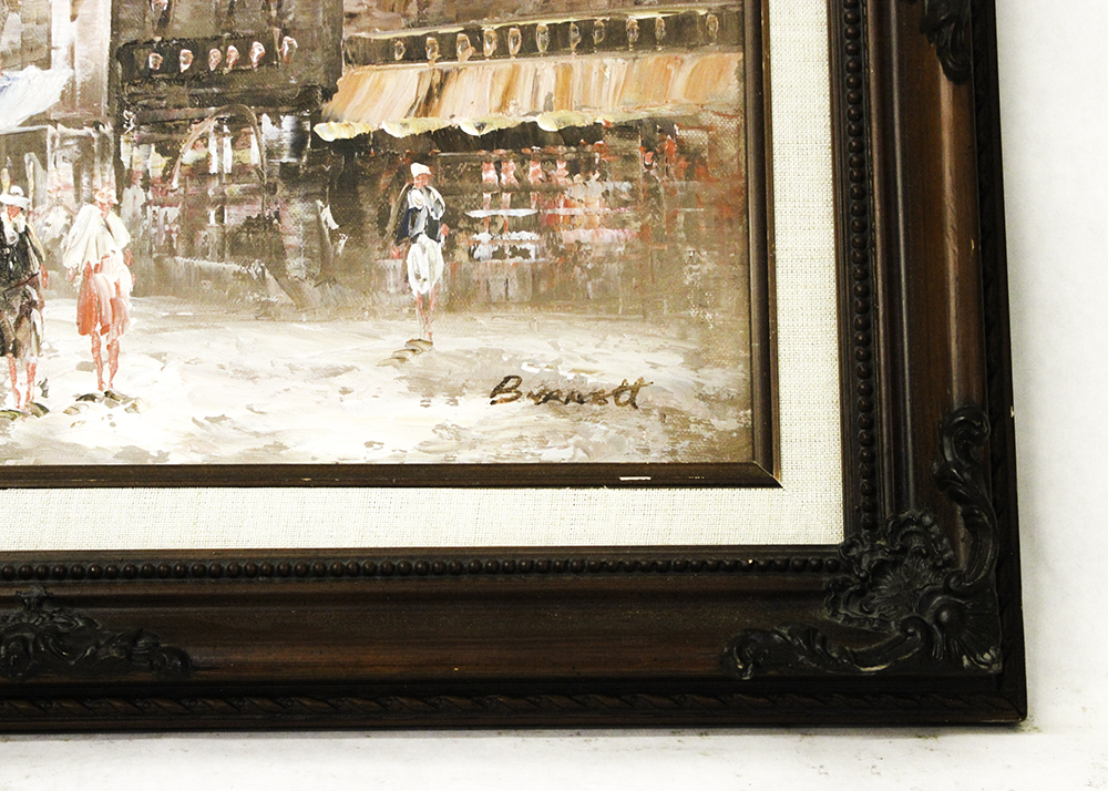 Framed Original Caroline Burnett Oil on Canvas Painting