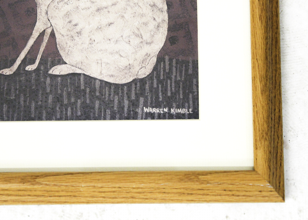 Trio of Animal Themed Framed Wall Art