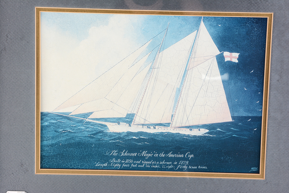 Yacht and Ship Offset Lithographs
