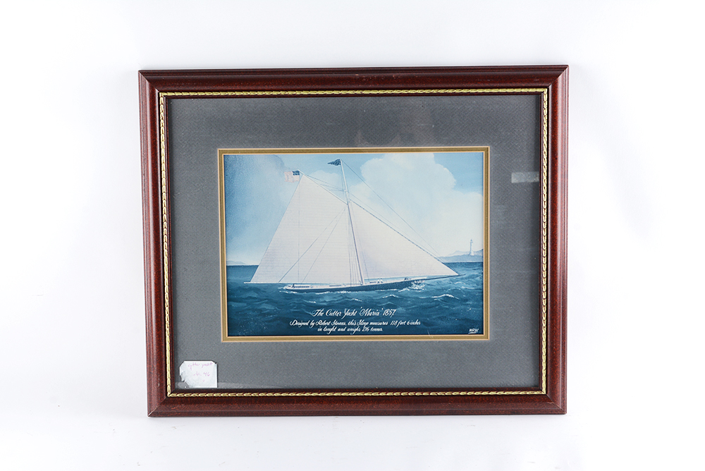 Yacht and Ship Offset Lithographs