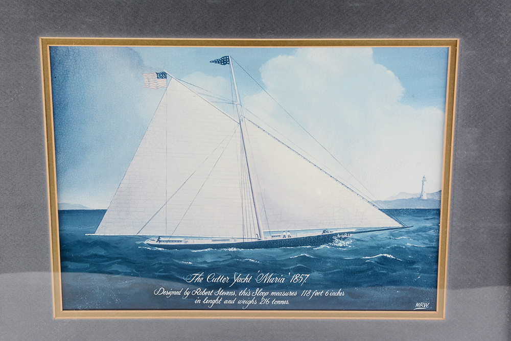 Yacht and Ship Offset Lithographs