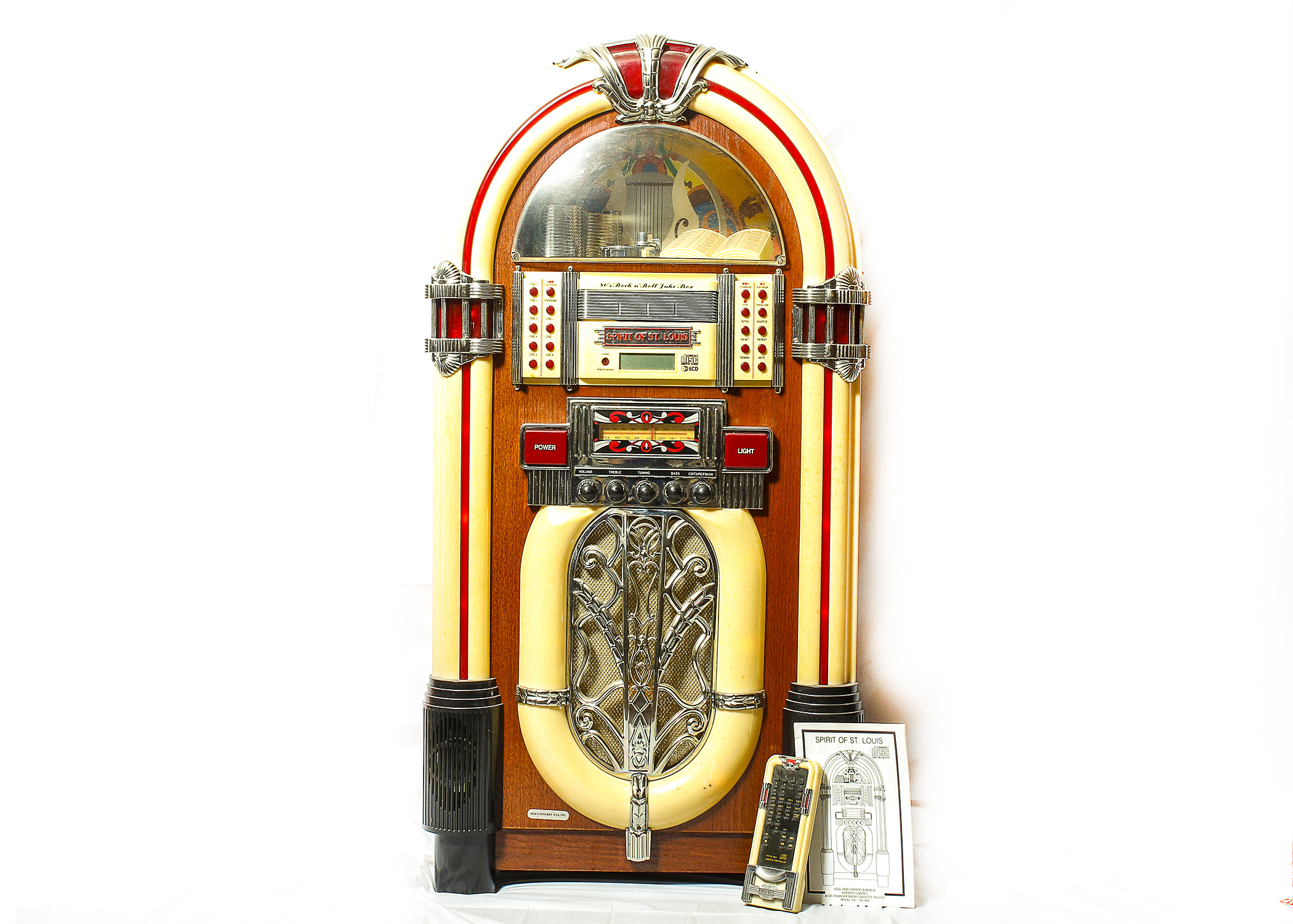 Spirit of St. Louis Jukebox Radio and 6 CD Player