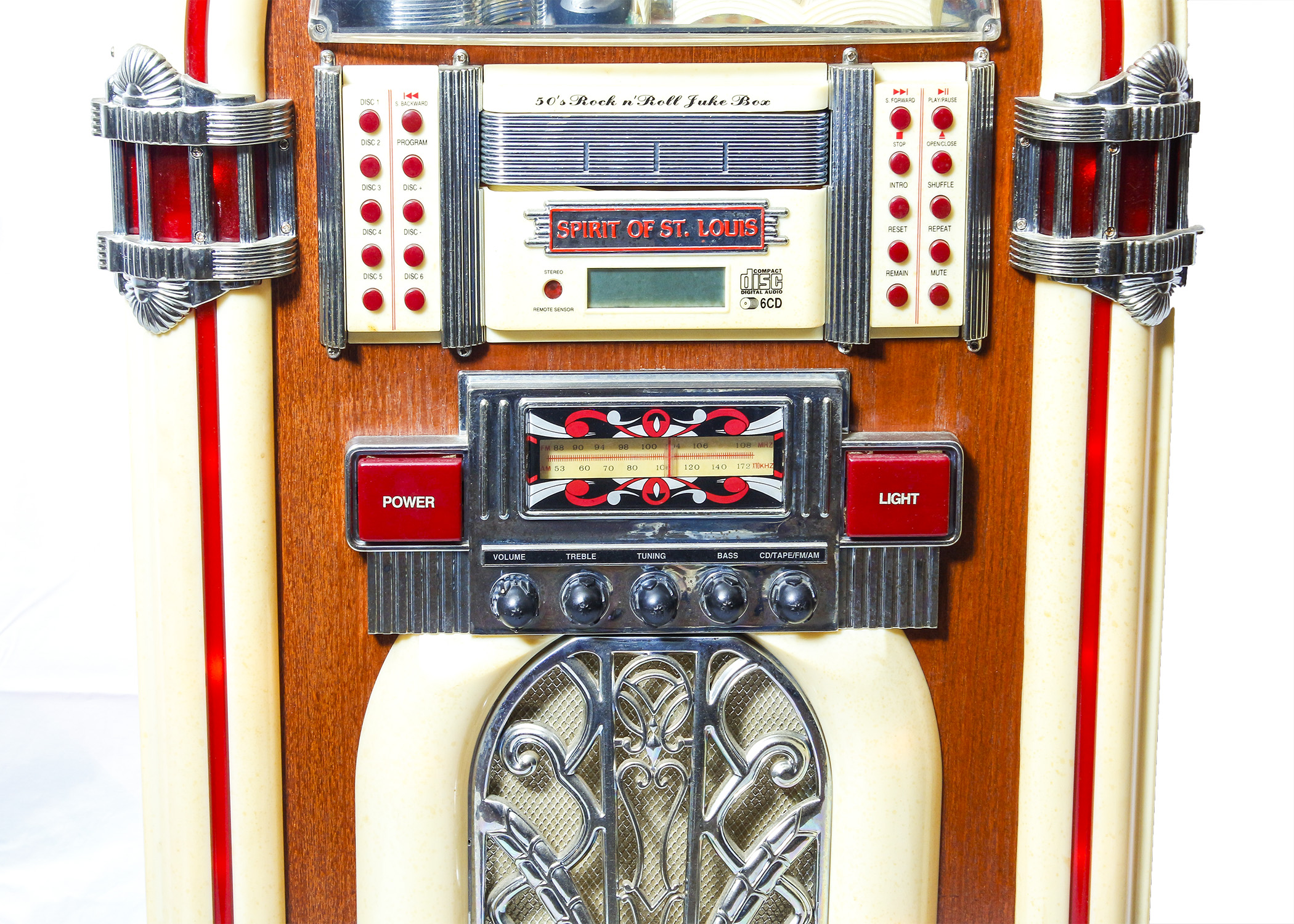 Spirit of St. Louis Jukebox Radio and 6 CD Player