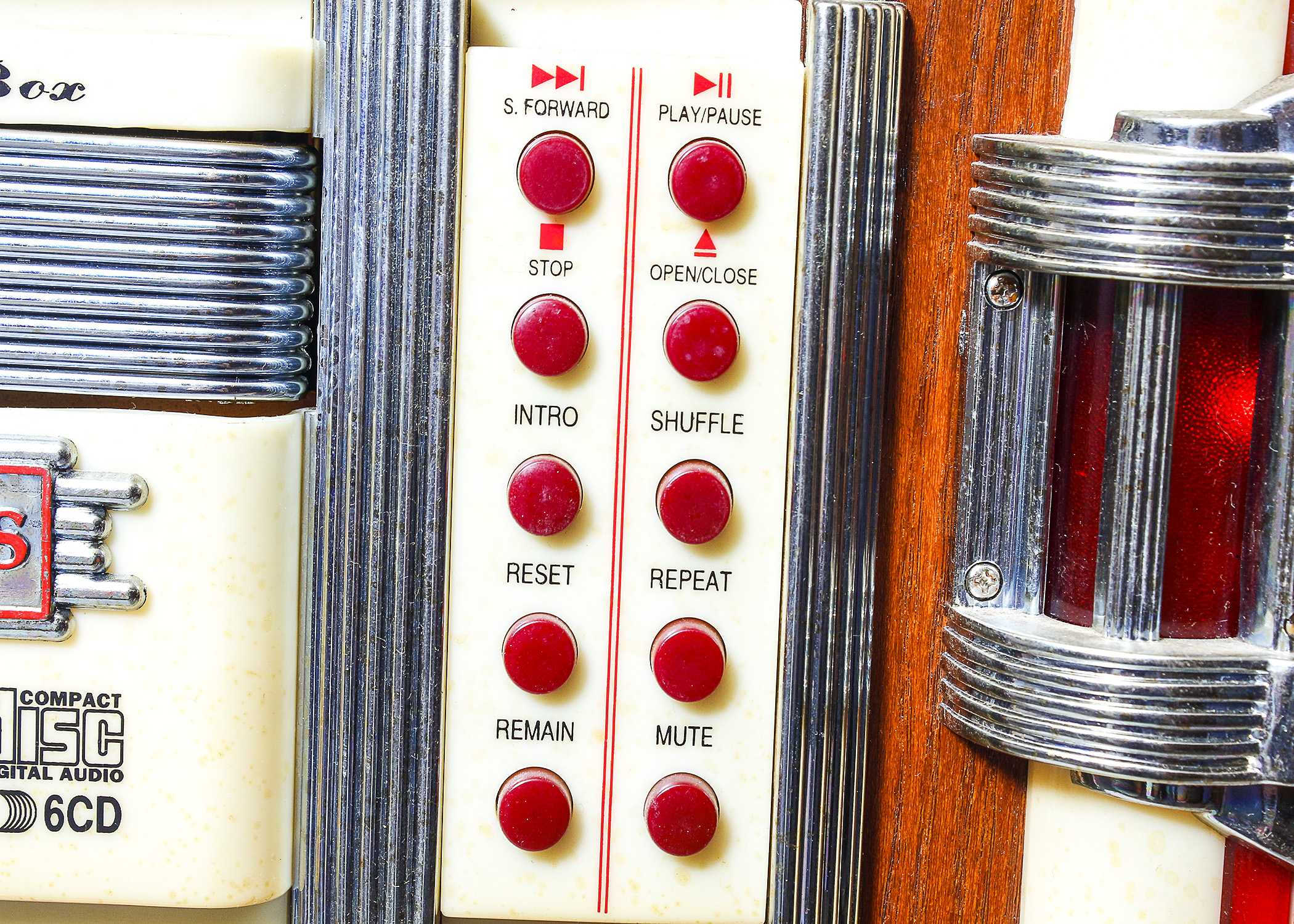 Spirit of St. Louis Jukebox Radio and 6 CD Player