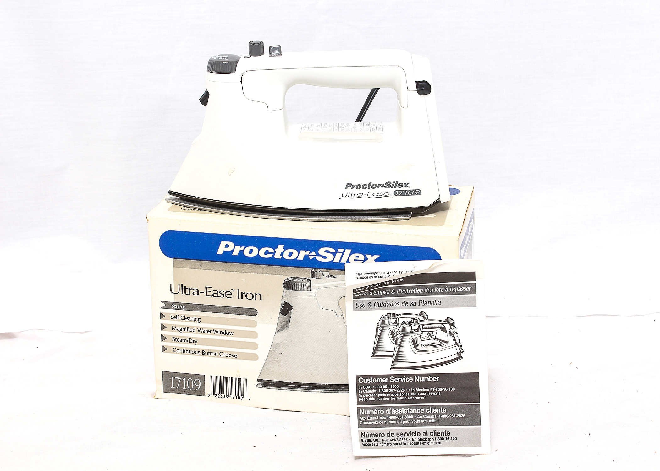 GE Digital Blender and a Proctor Silex Iron