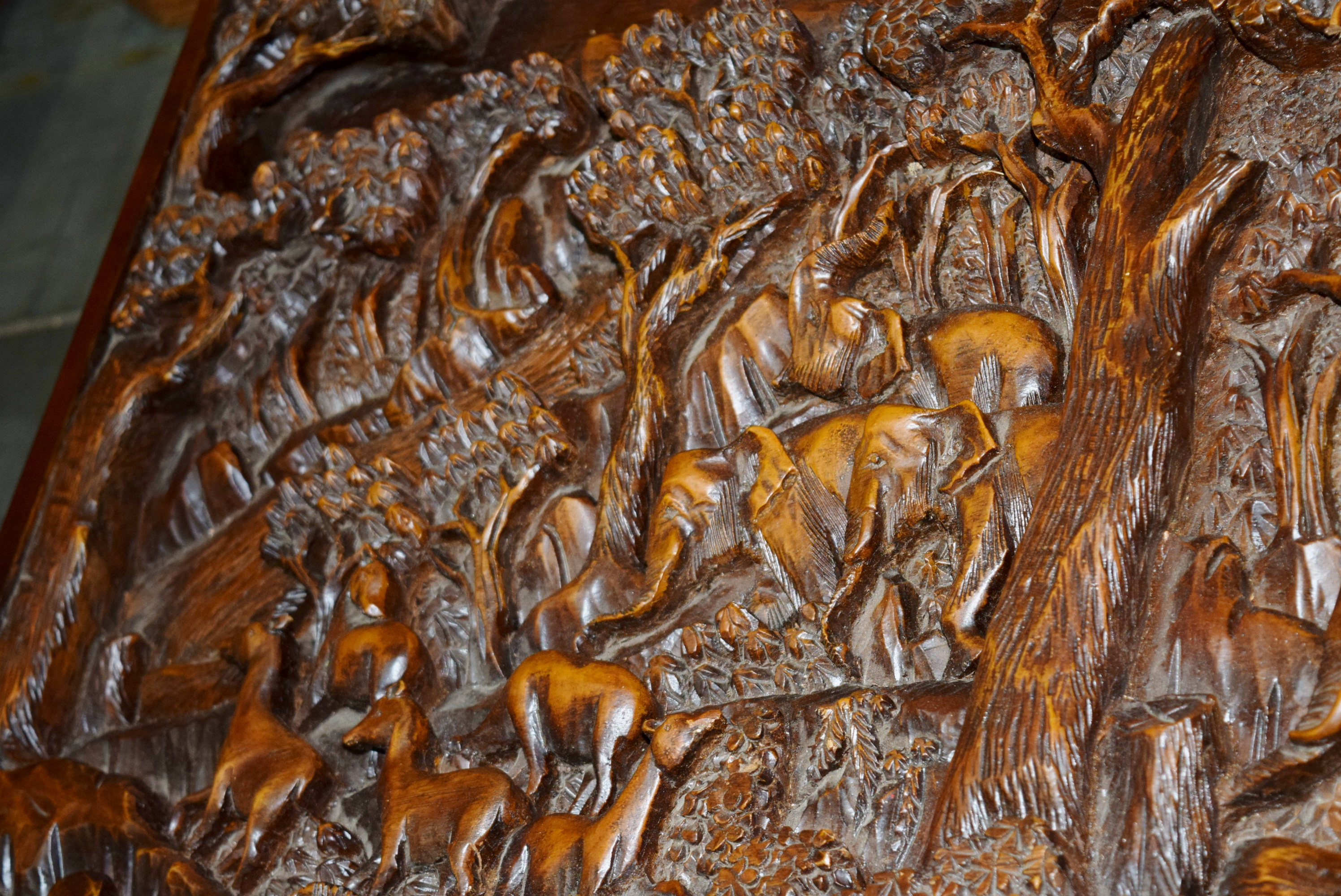 Thai Hand Carved Coffee Table