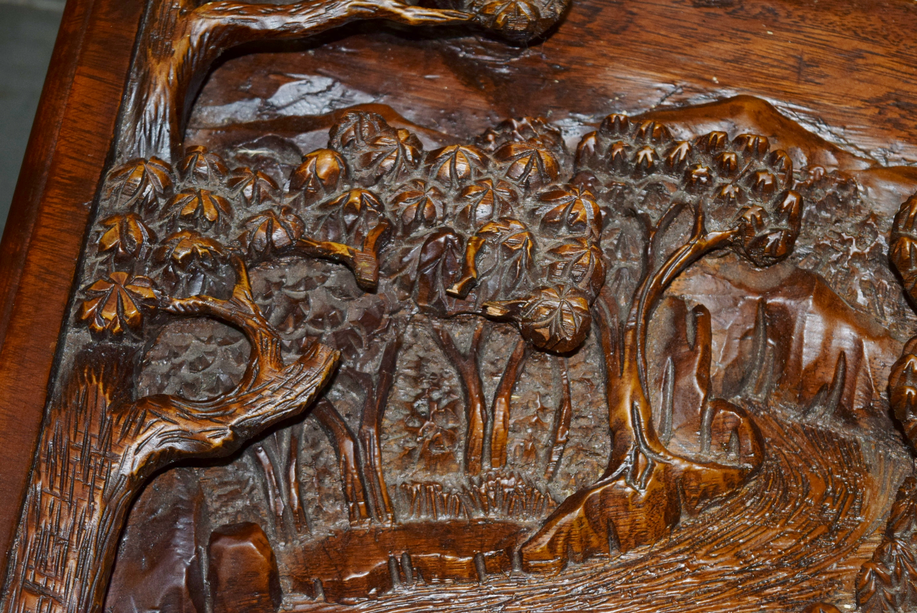 Thai Hand Carved Coffee Table