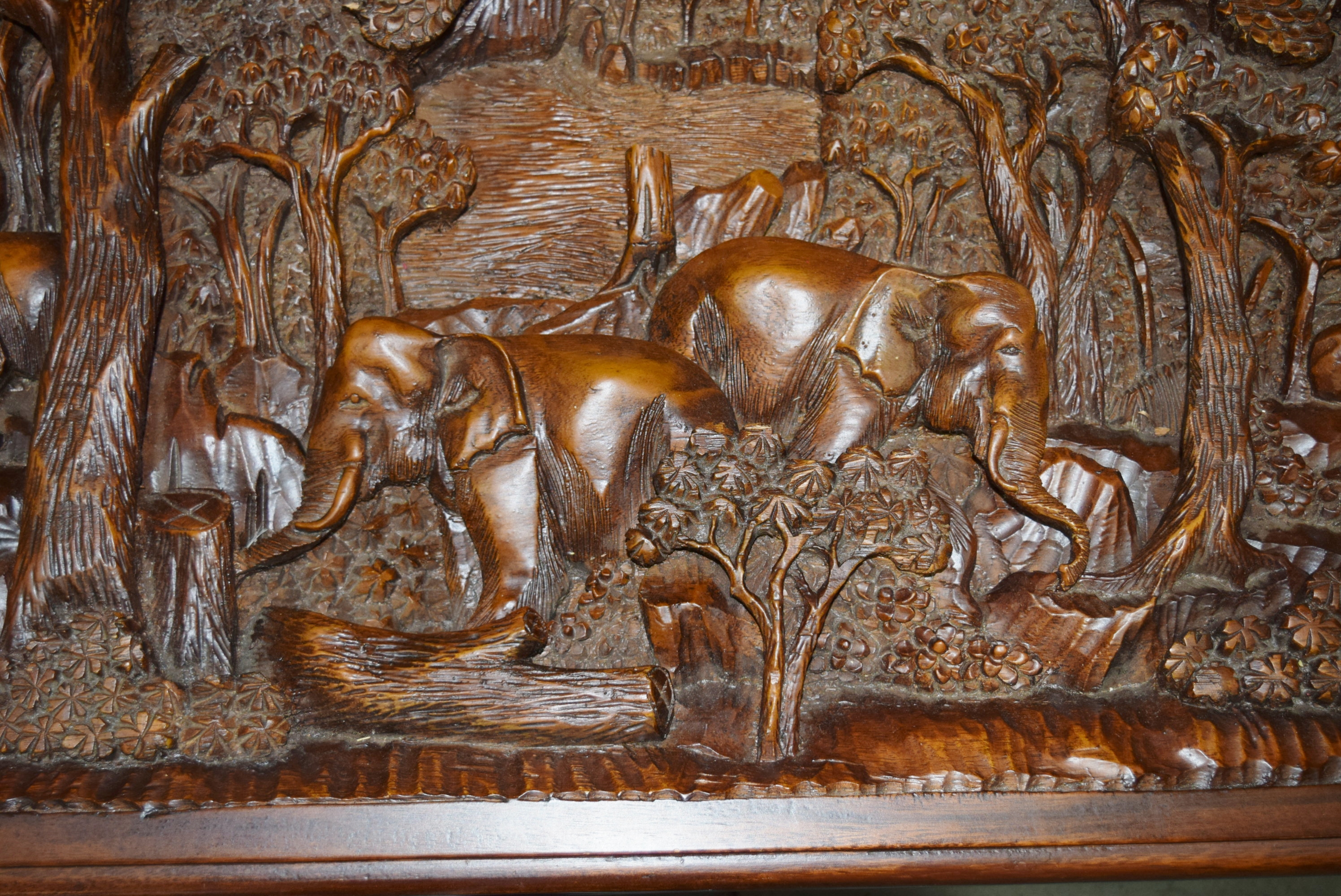 Thai Hand Carved Coffee Table