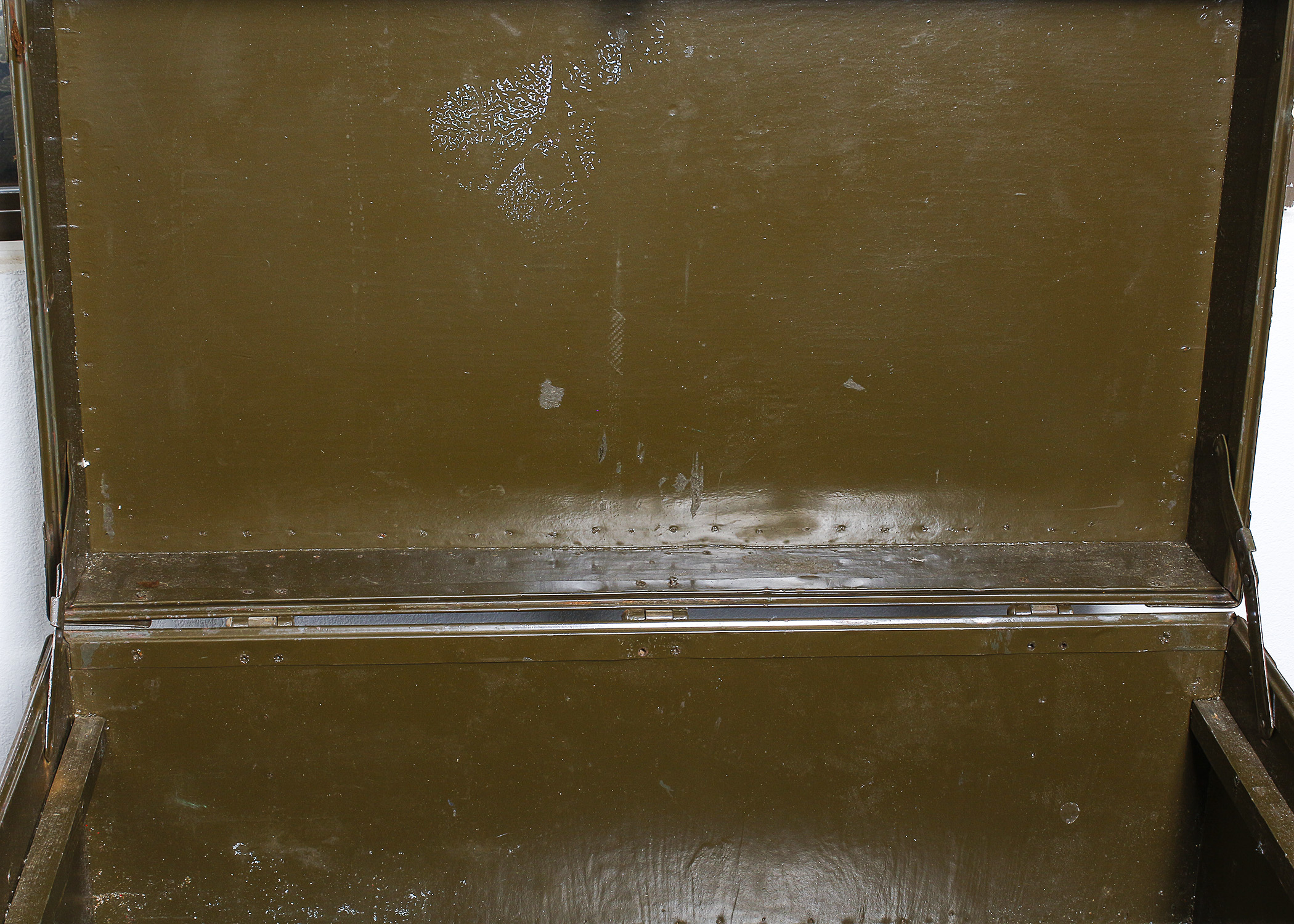 Vintage 1963 Vietnam War Military Trunk