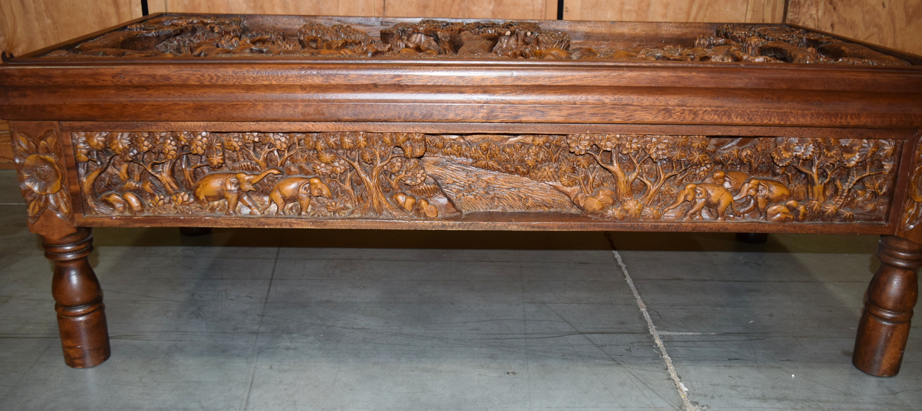 Thai Hand Carved Coffee Table
