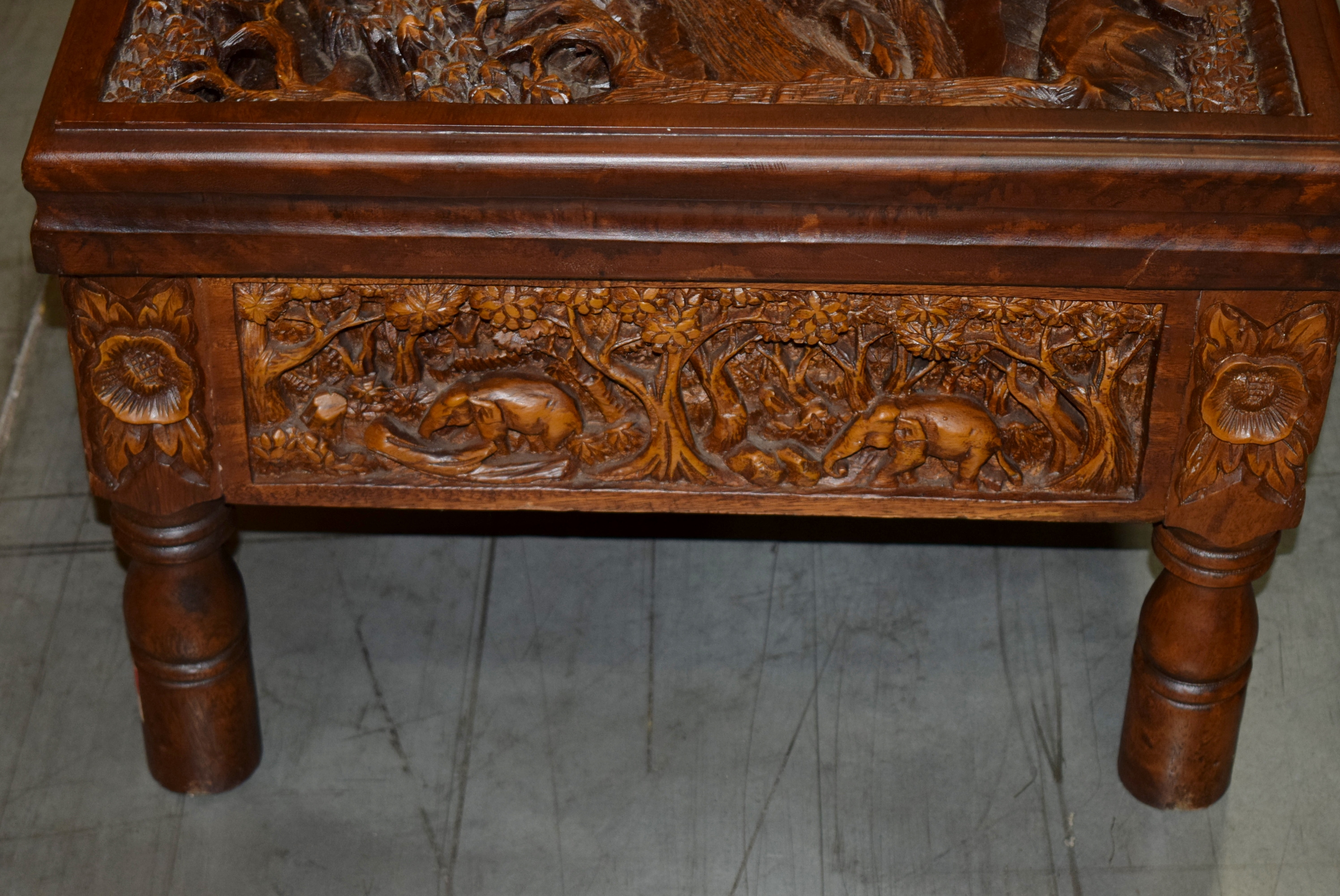 Thai Hand Carved Coffee Table