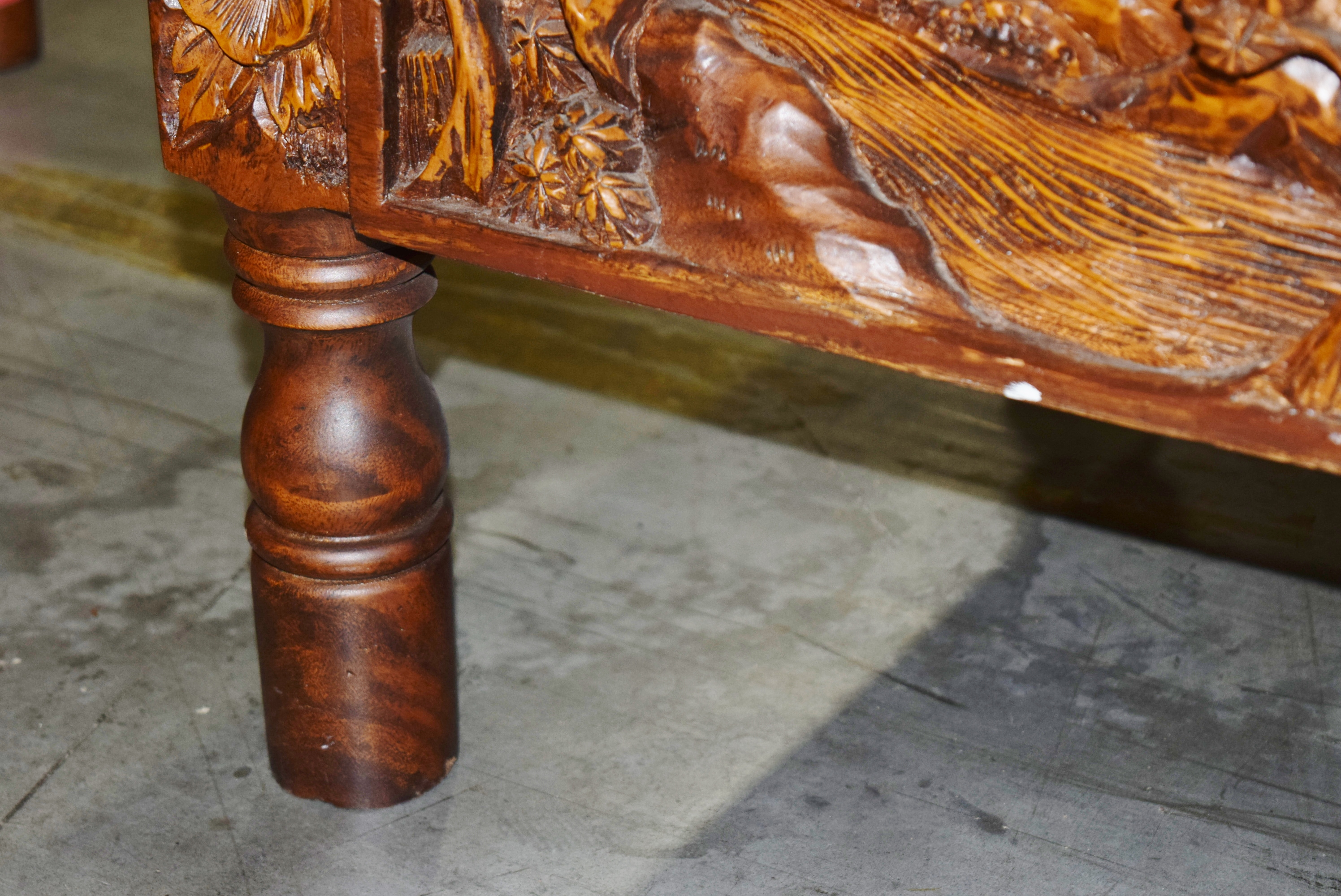 Thai Hand Carved Coffee Table