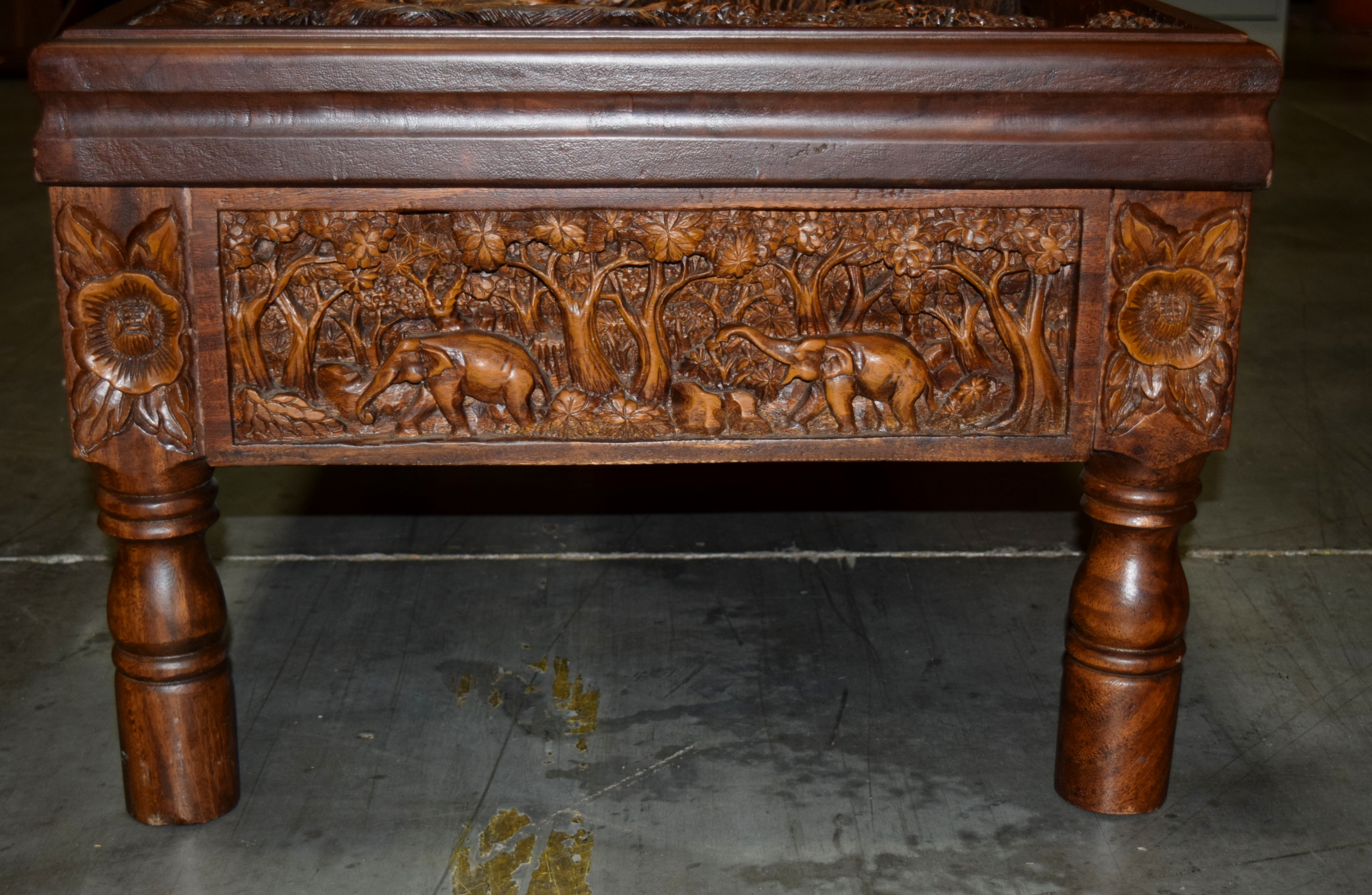 Thai Hand Carved Coffee Table