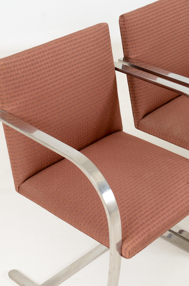 Set of Four Knoll "Brno" Arm Chairs