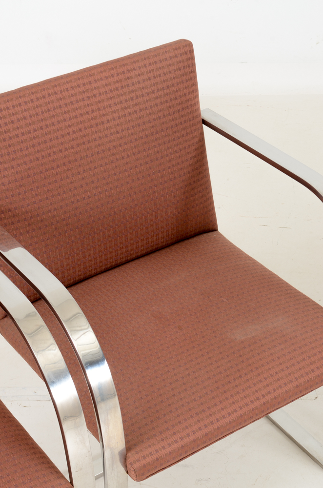 Set of Four Knoll "Brno" Arm Chairs