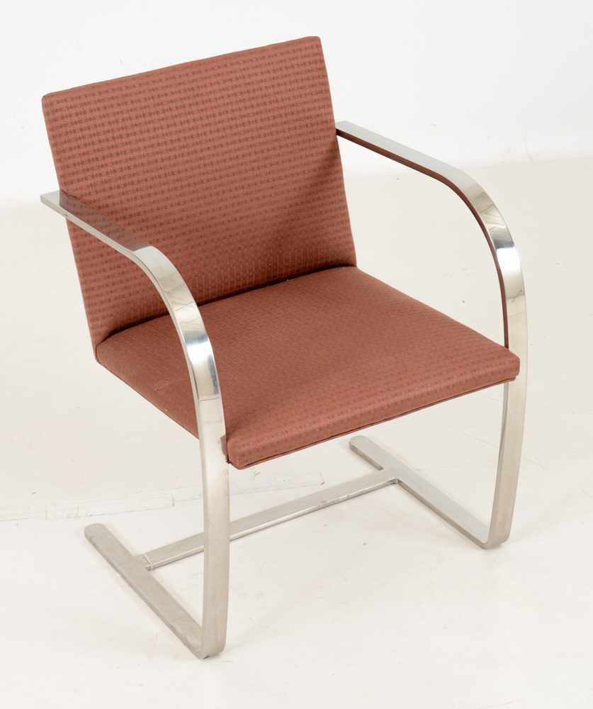 Set of Four Knoll "Brno" Arm Chairs