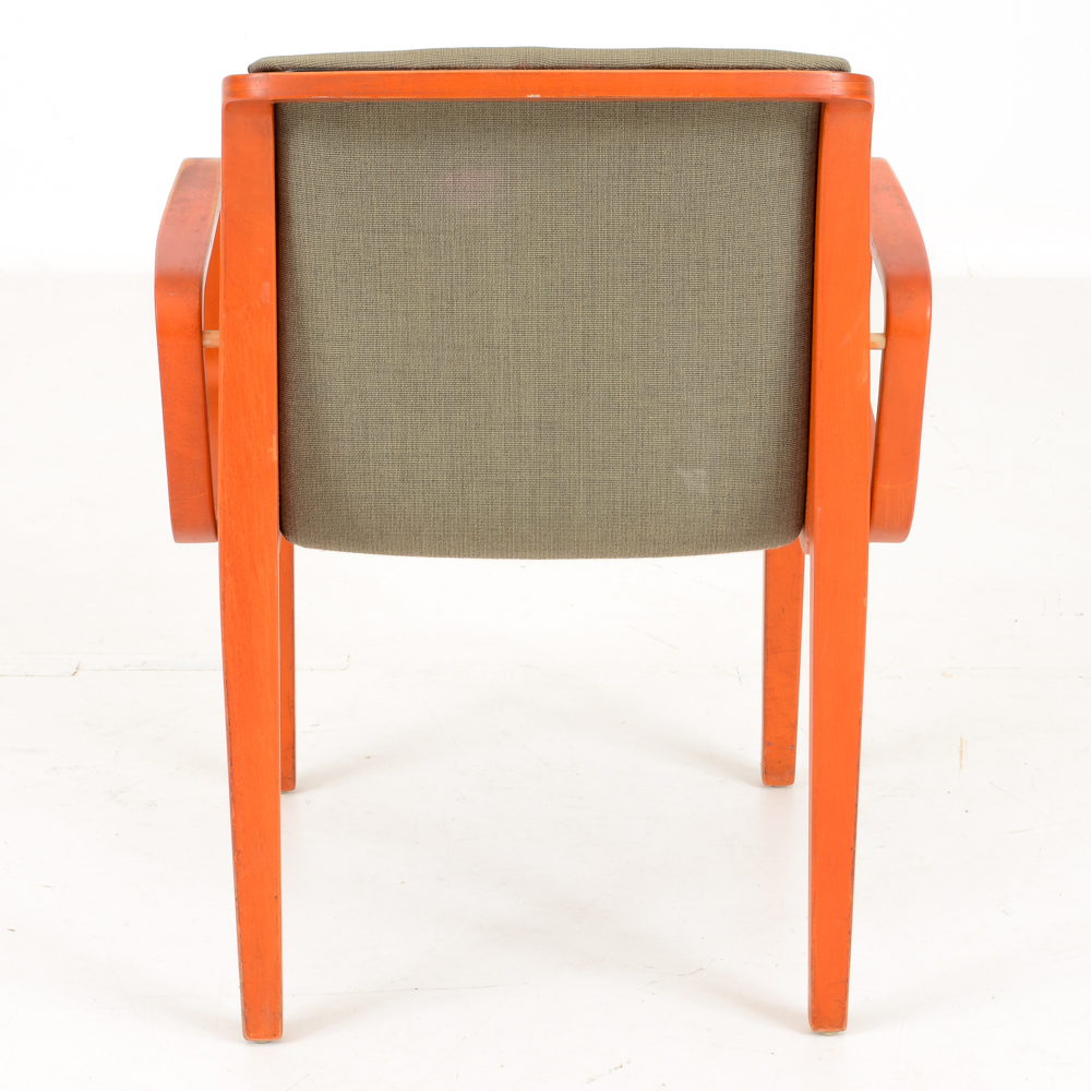 Set of Five Bill Stephens Knoll Dining Chairs Rare Finish