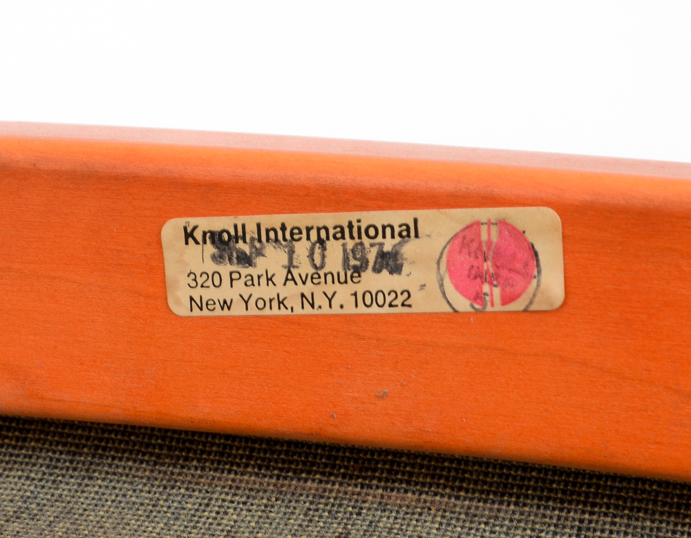 Set of Five Bill Stephens Knoll Dining Chairs Rare Finish