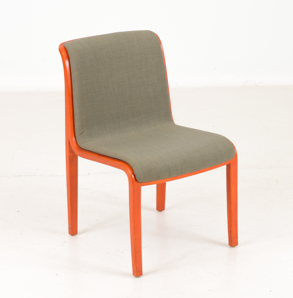 Set of Five Bill Stephens Knoll Dining Chairs Rare Finish