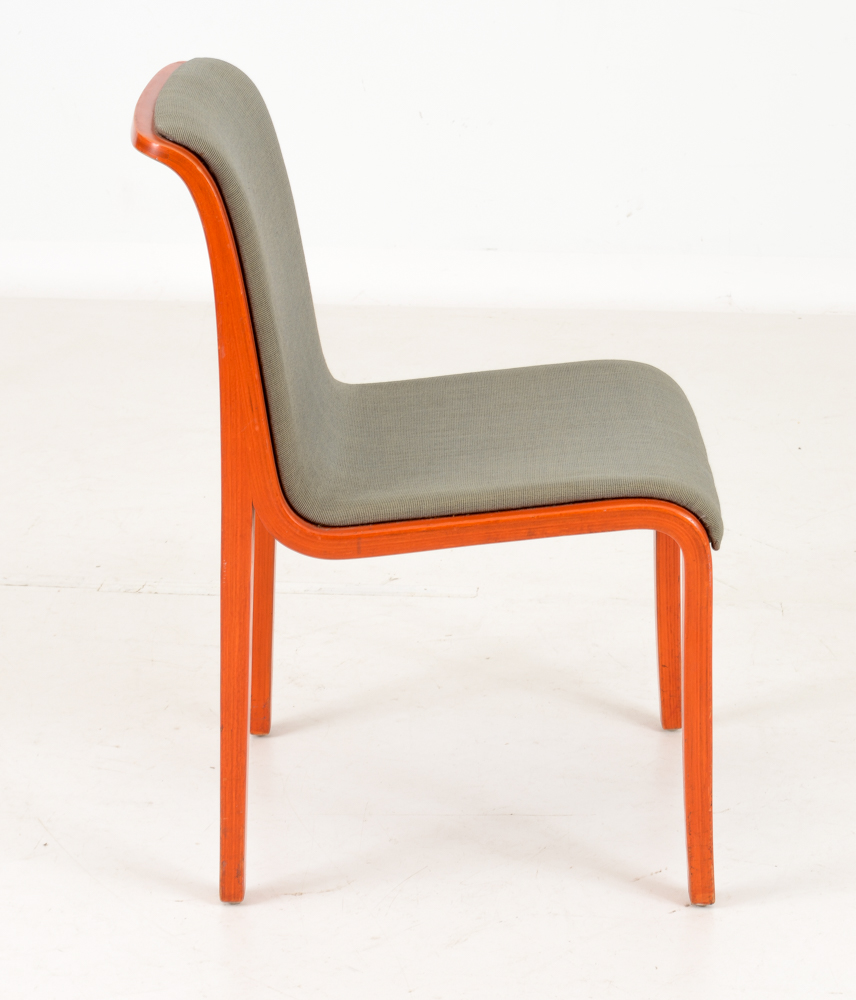 Set of Five Bill Stephens Knoll Dining Chairs Rare Finish