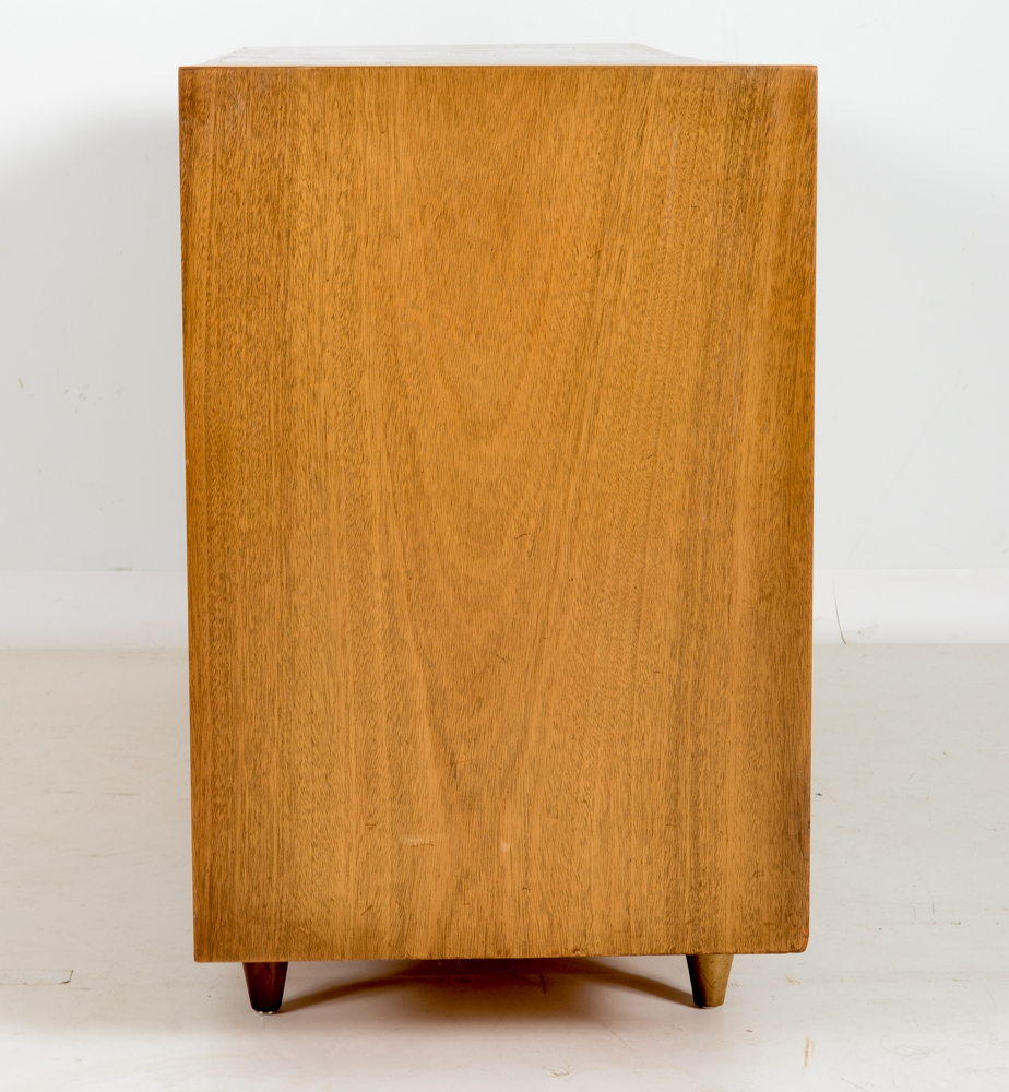 American of Martinsville Modernist Dresser with Mirror