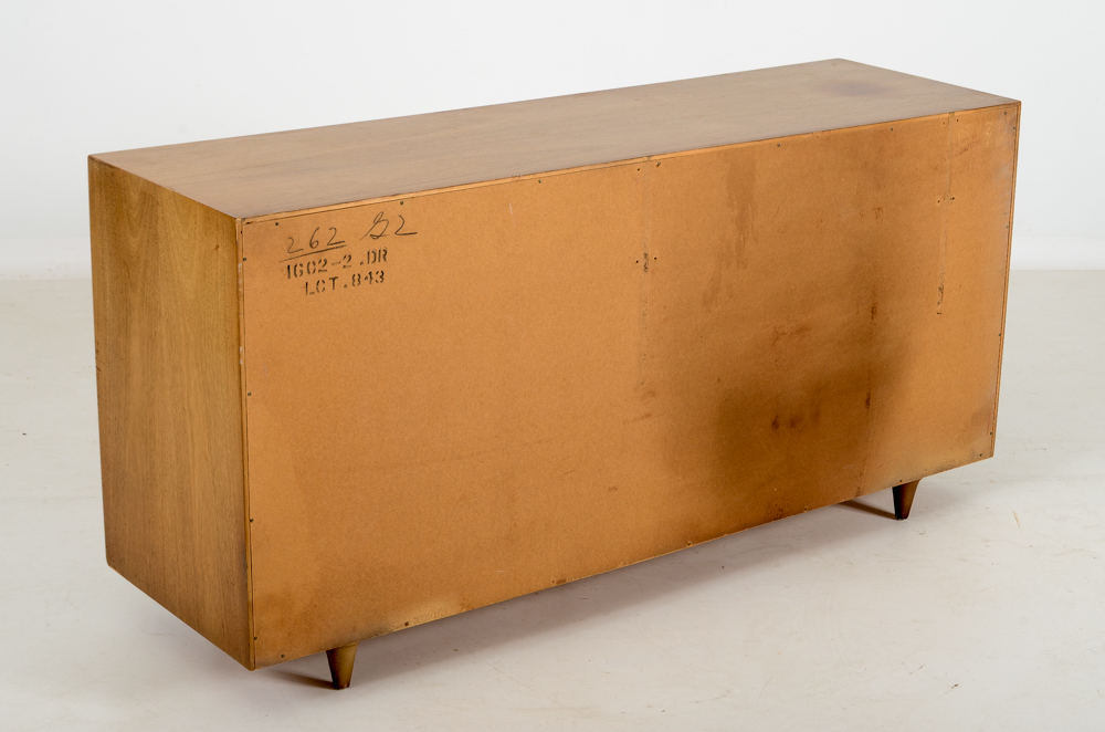 American of Martinsville Modernist Dresser with Mirror